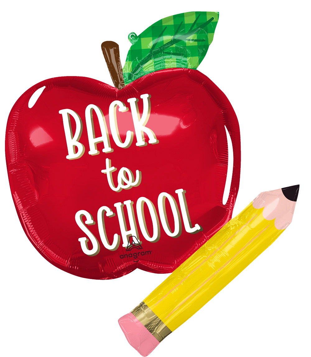 Back To School Apple & Pencil - SuperShape