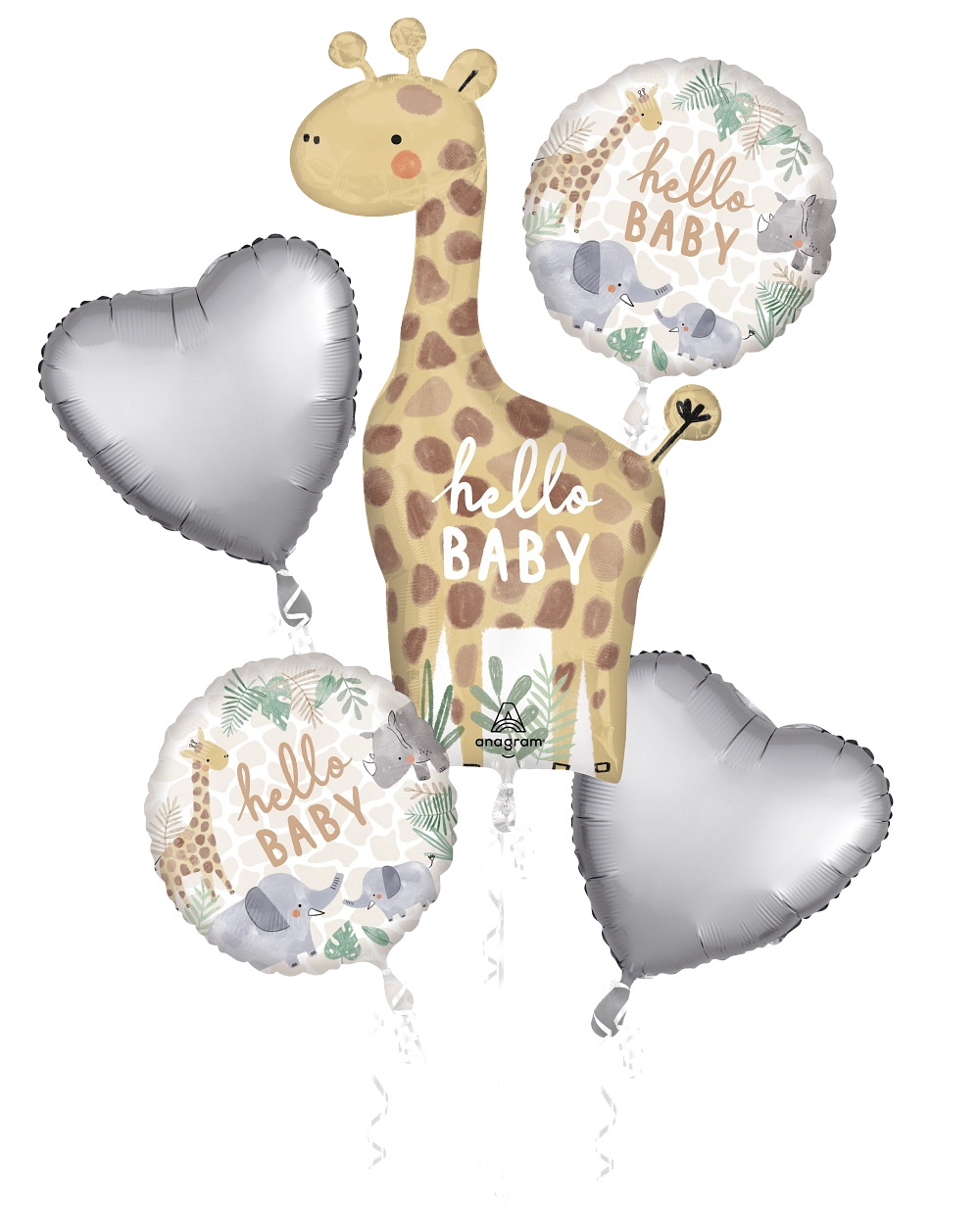 Hello Baby Jungle Animals - Bouquet