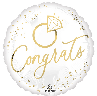 Bling Ring Congrats Balloon Bouquet Bundle
