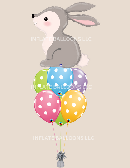 Woodland Bunny + Polka Dots - Bouquet