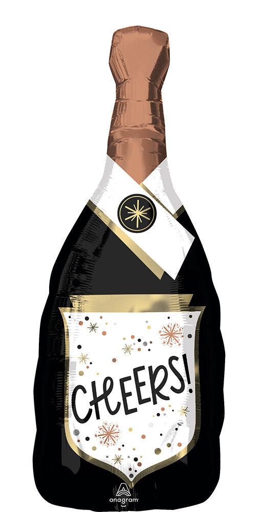 36" Cheers Confetti Bubbly Bottle