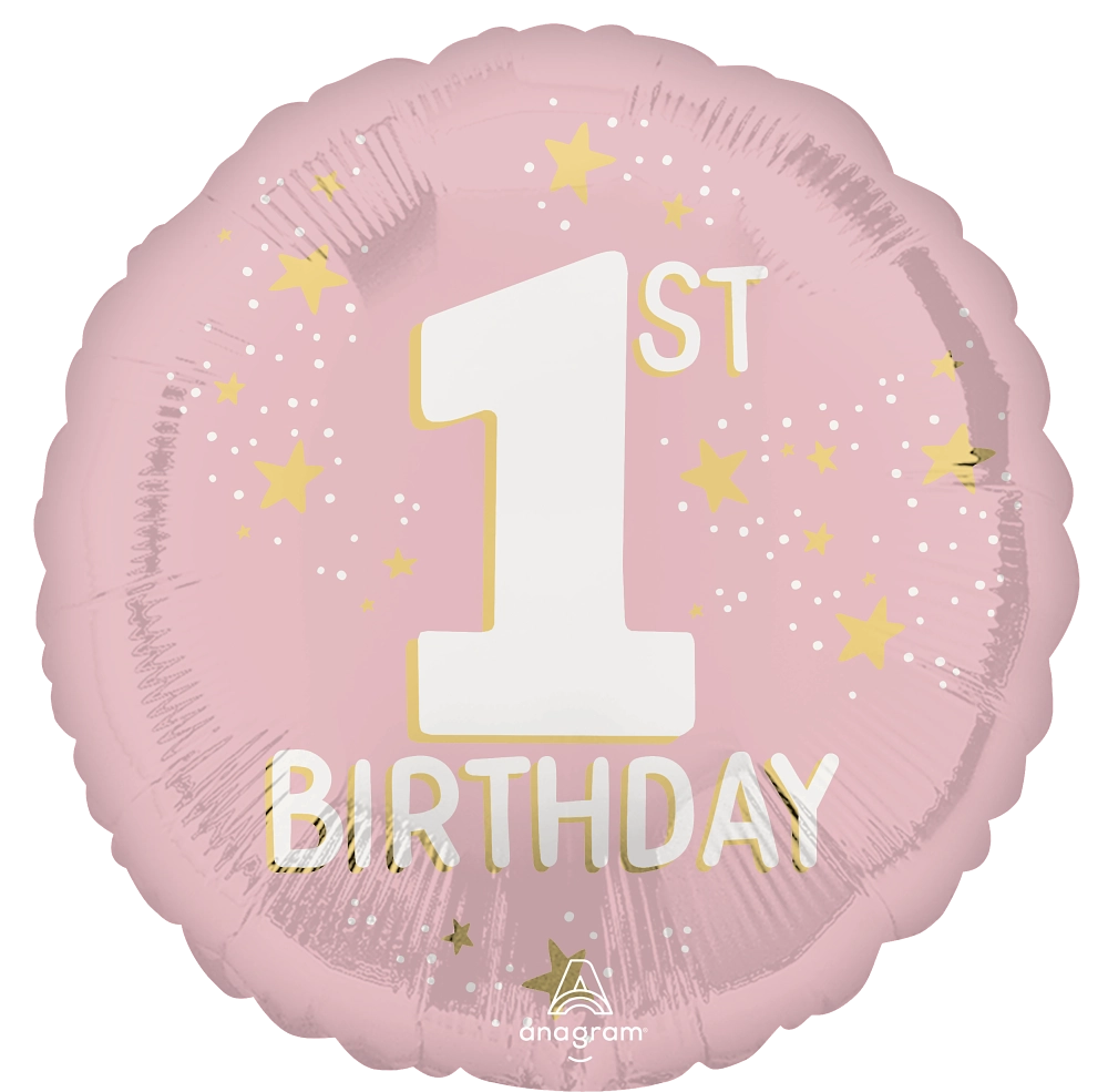 17" Little Miss One-derful 1st Birthday Foil Balloon