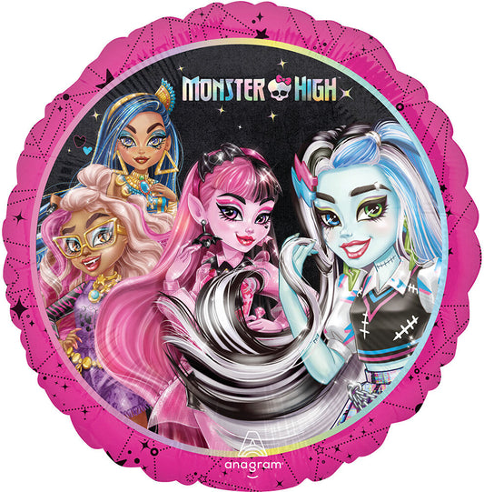 17" Monster High Foil Balloon