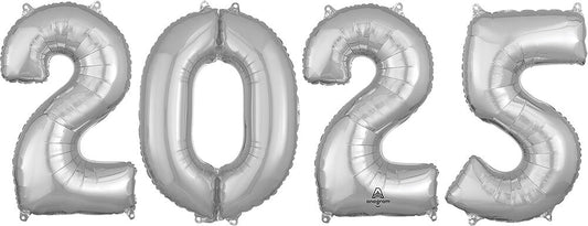 2025 Silver Number Set - 26" Numbers