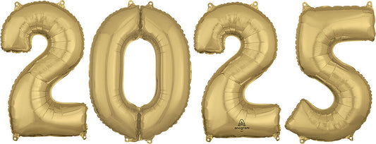 2025 White Gold Number Set - 26" Numbers