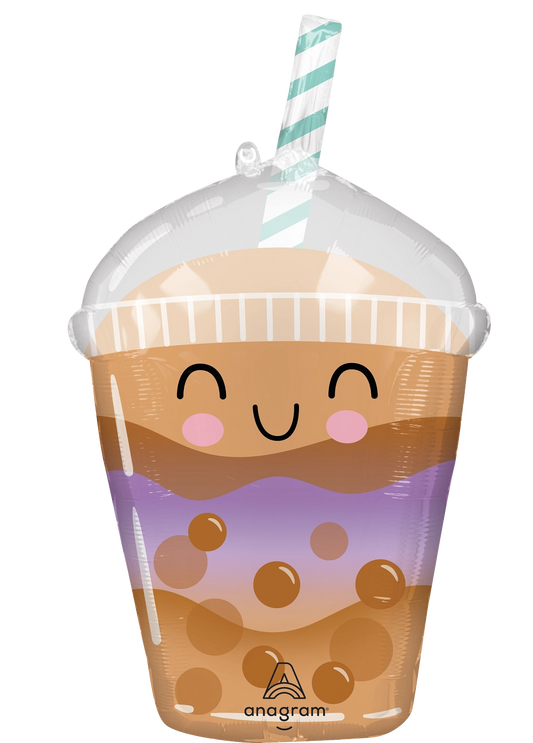 29" Sippy Friends Boba Tea SuperShape Foil Balloon
