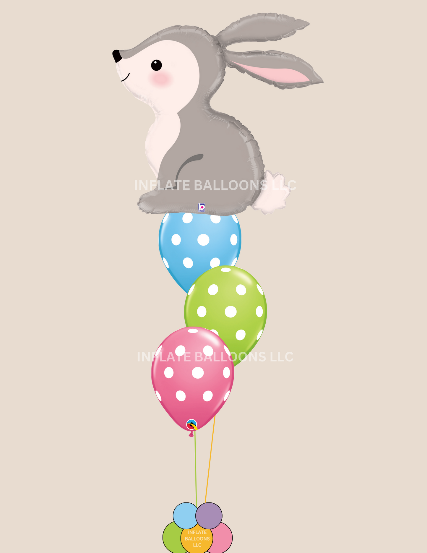 Woodland Bunny + Polka Dots - Bouquet