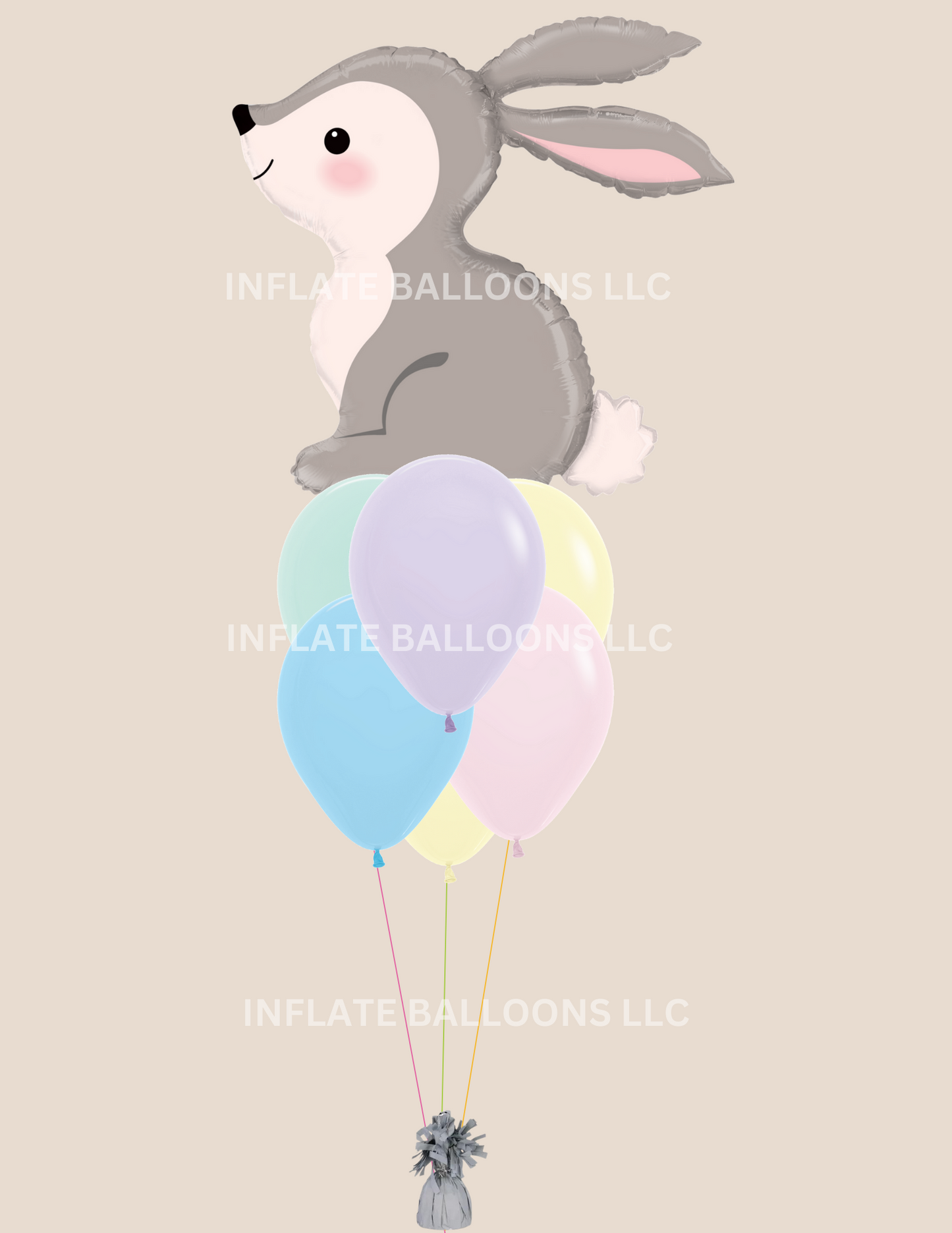 Woodland Bunny + Pastels - Bouquet