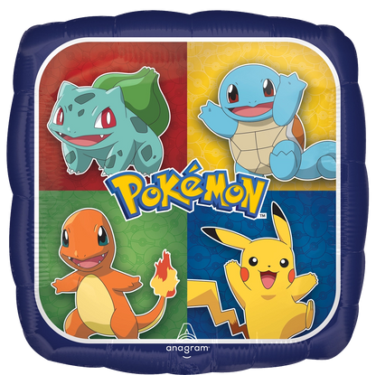 17" Pokemon Square Foil Balloon