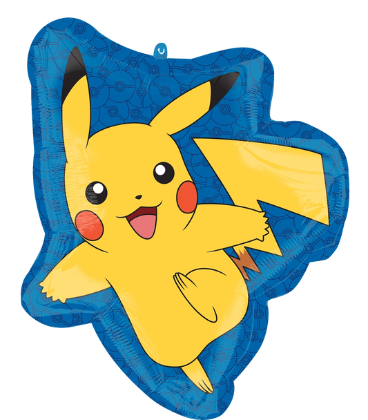 27" Pikachu Pokemon SuperShape Foil Balloon