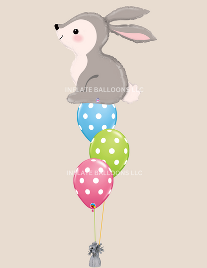 Woodland Bunny + Polka Dots - Bouquet