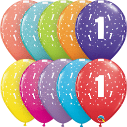 11" Qualatex Latex / 1-A-Round - Assorted Colors