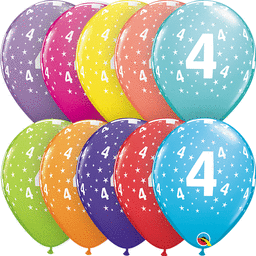 11" Qualatex Latex / 4-A-Round - Assorted Colors