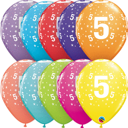 11" Qualatex Latex / 5-A-Round - Assorted Colors