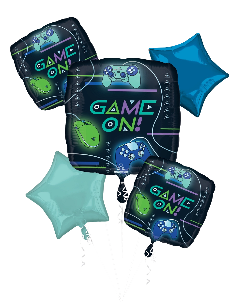 Game On Foil Balloon Bouquet