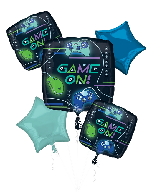 Game On Foil Balloon Bouquet