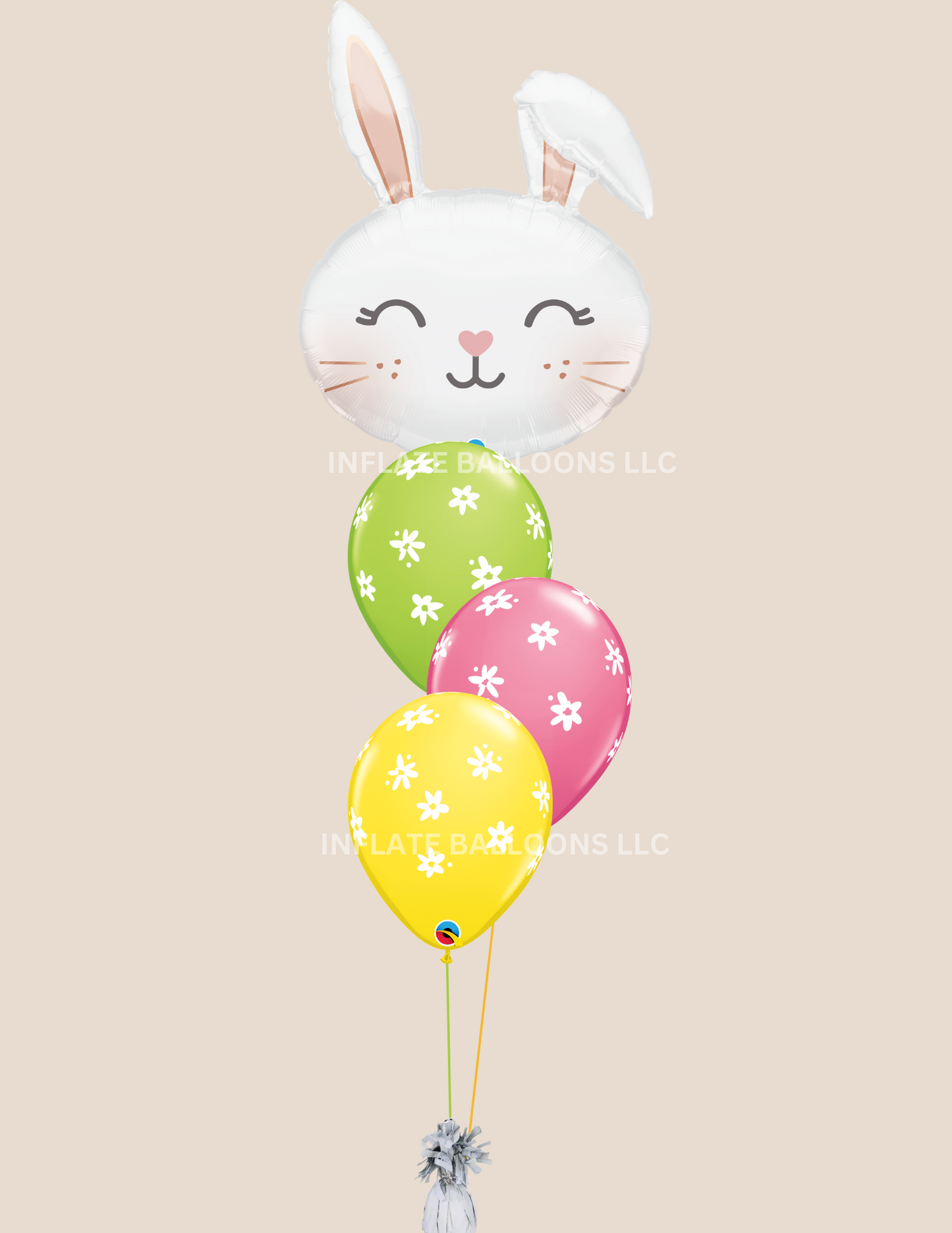 Floppy Eared Bunny + Daisy Latex - Bouquet