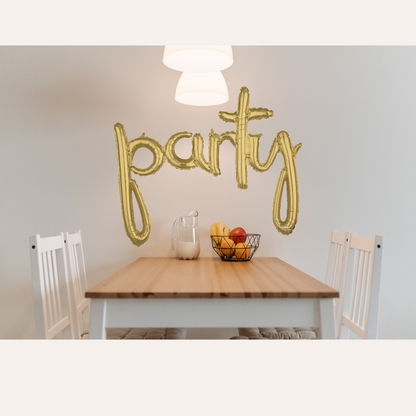 Party Script - Air-Filled Balloon Banner Phrase