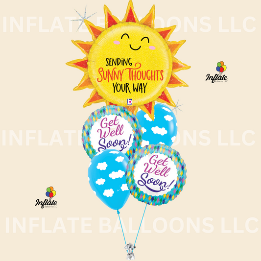 Sunshine On Me Balloon Bouquet Bundle