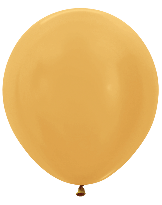 18" Midsize Latex - Metallic Gold