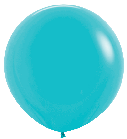 24" Large Latex - Turquoise Blue