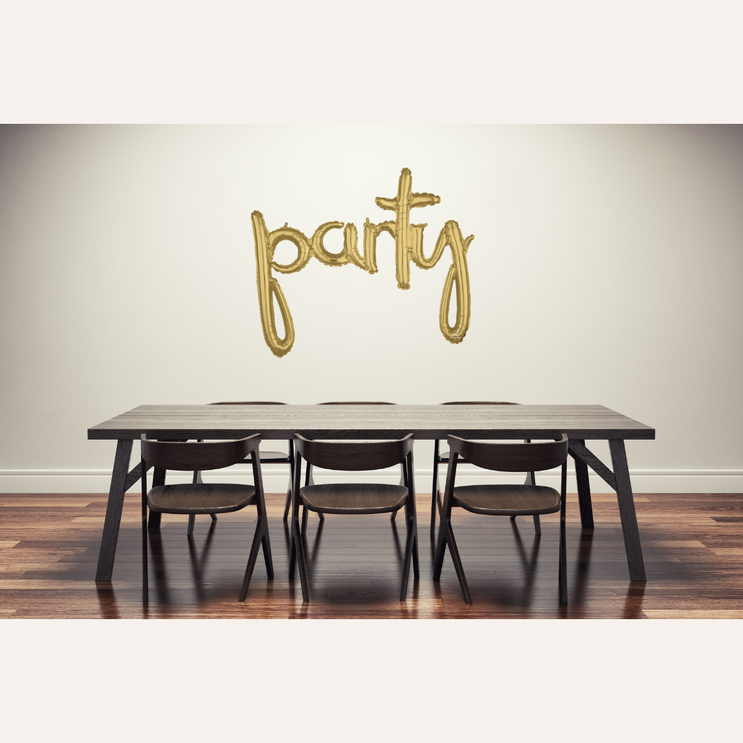 Party Script - Air-Filled Balloon Banner Phrase