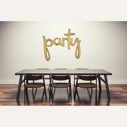 Party Script - Air-Filled Balloon Banner Phrase