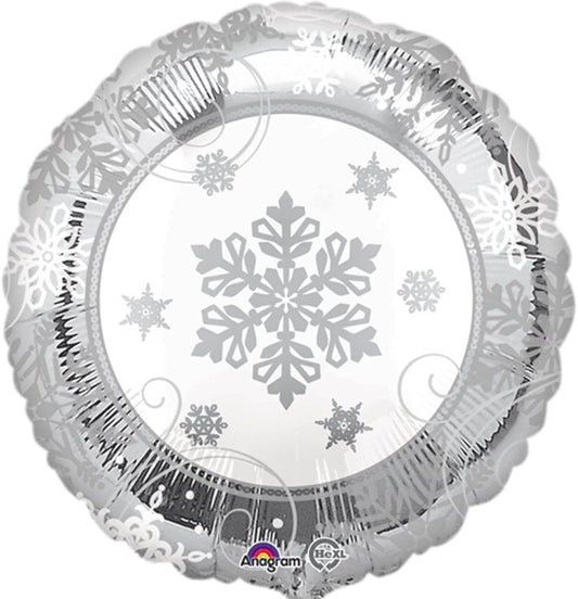 Snowflake 17" Foil Balloon