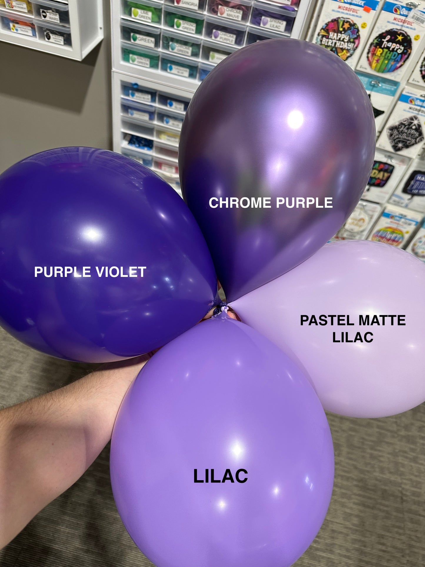 11" Latex - Pastel Matte Lilac