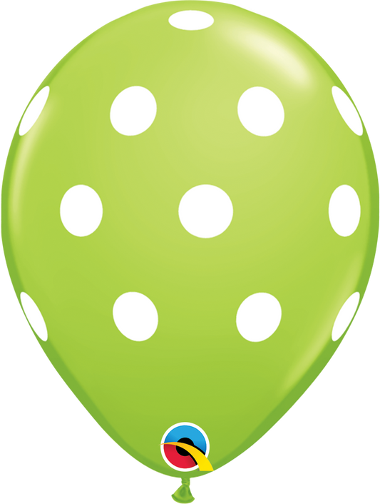 Latex - Lime Green Polka Dots
