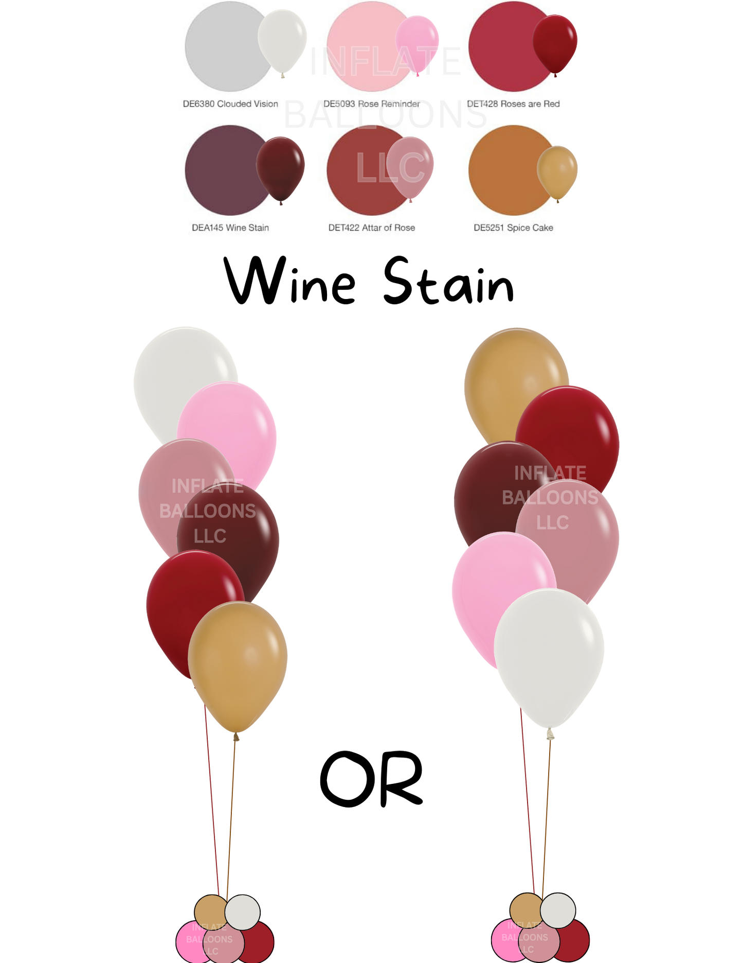 Wine Stain - Latex Bouquet