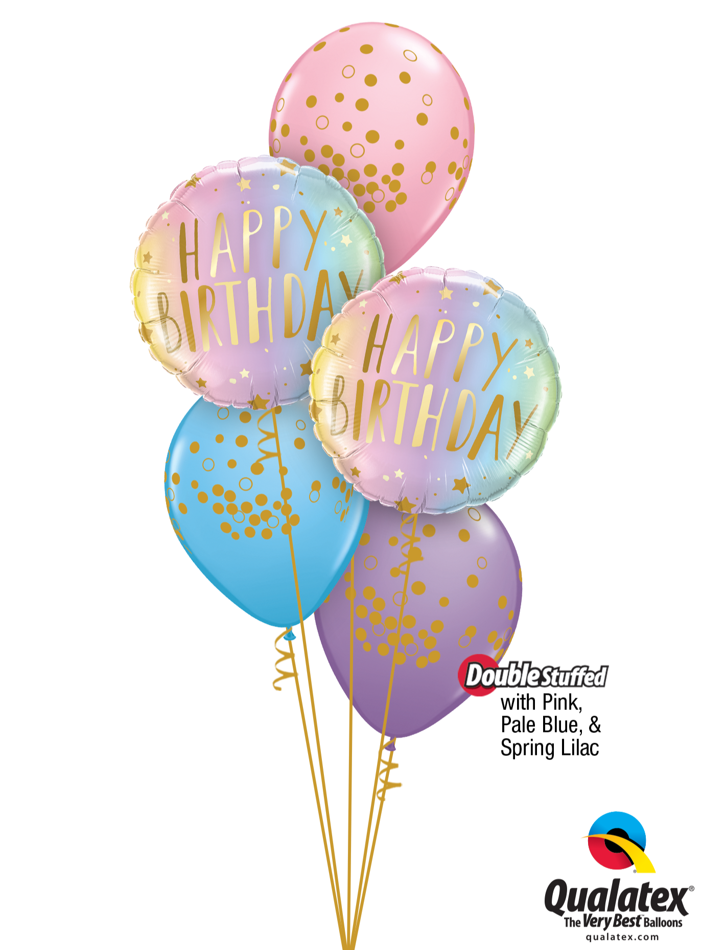 Birthday Colors & Dots - Bouquet
