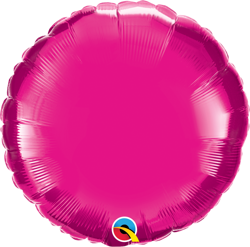 20" Magenta Circle Foil