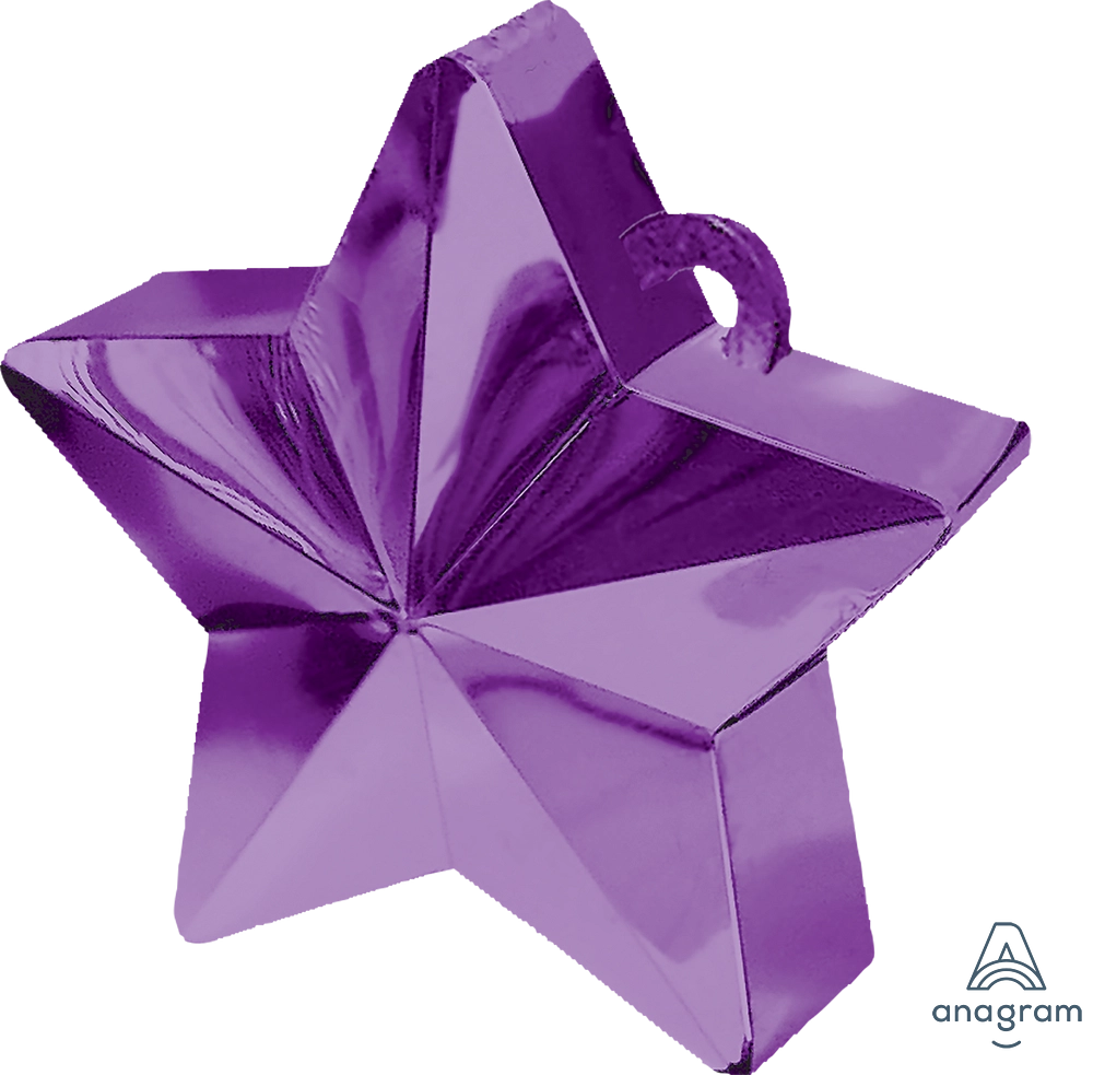 Purple Star Balloon Weight