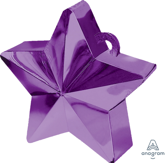 Purple Star Balloon Weight