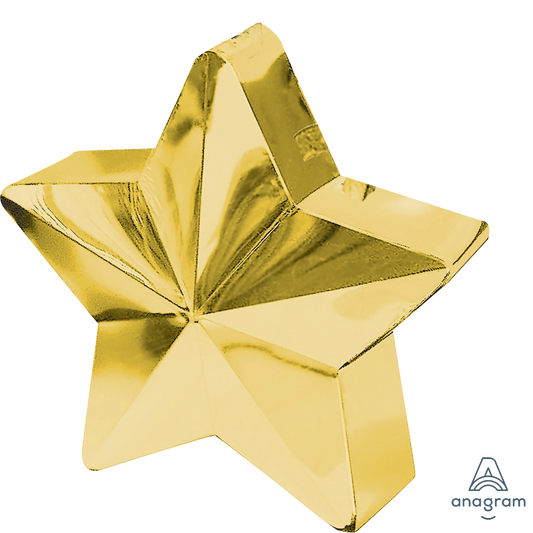 Gold Star Balloon Weight