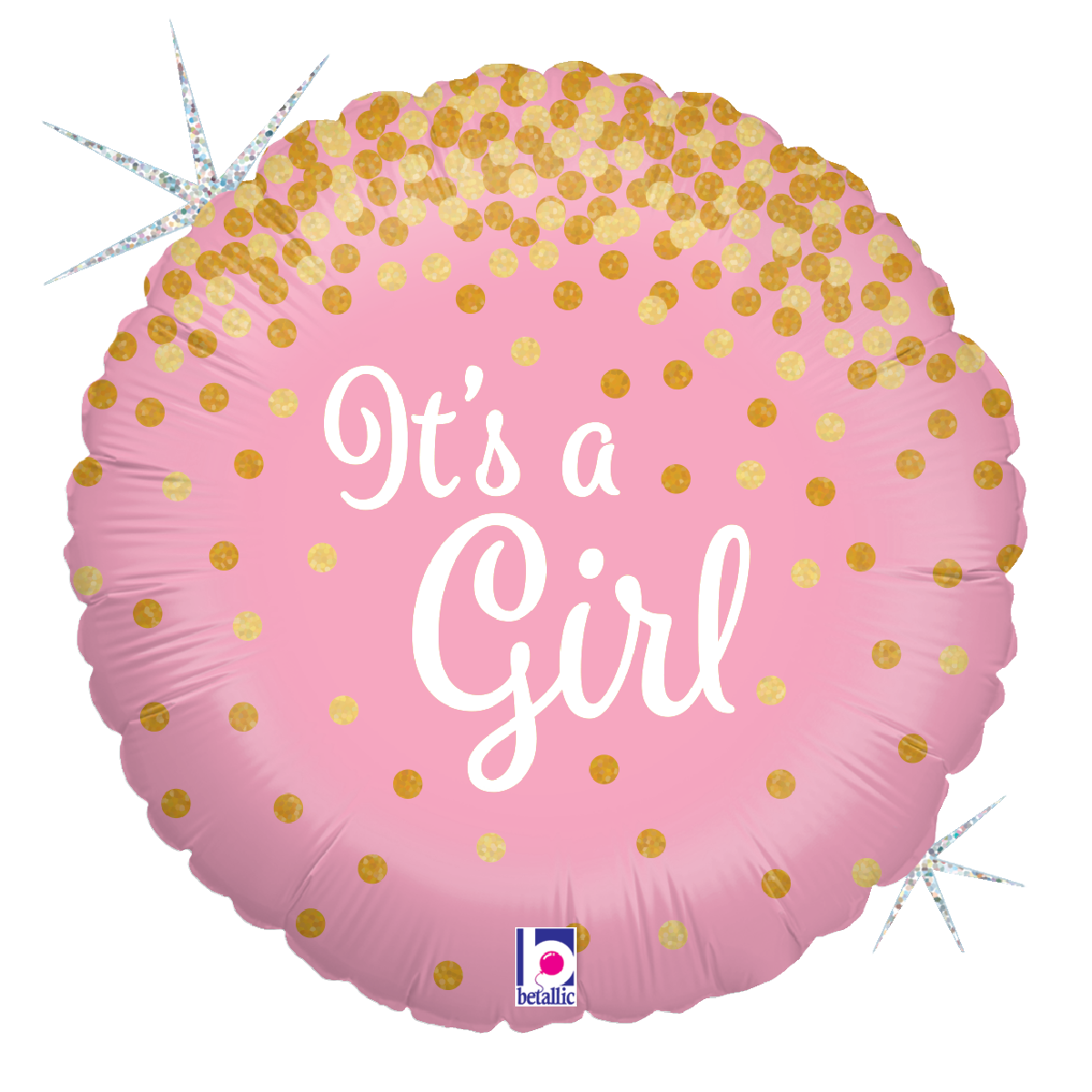 It's a Girl Sparkle Balloon