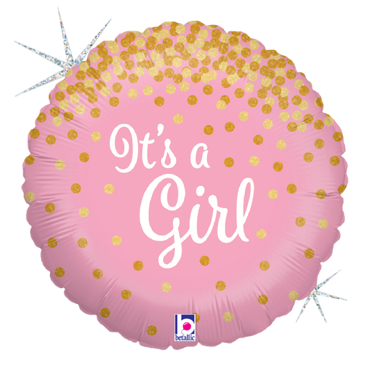 It's a Girl Sparkle Balloon
