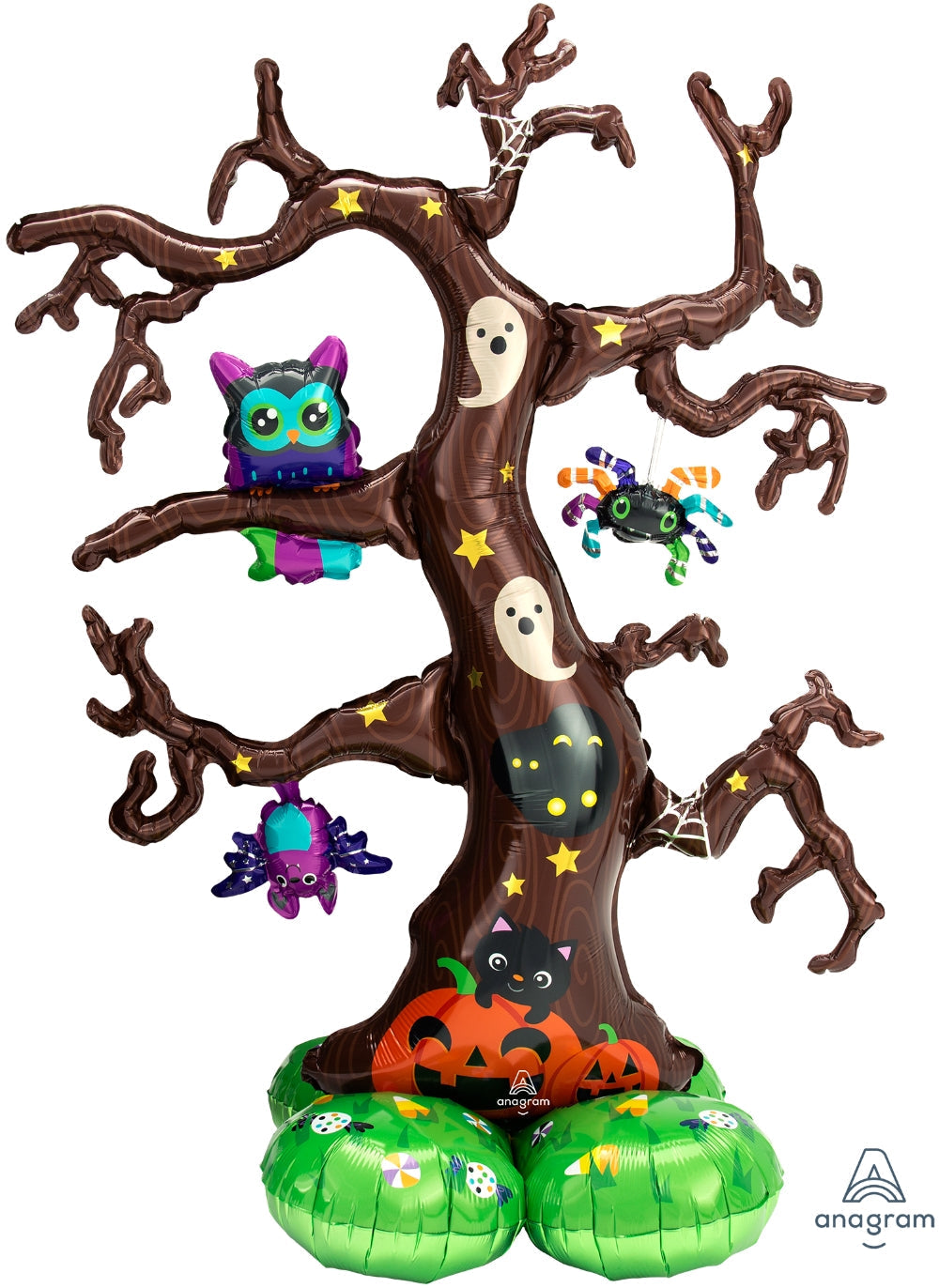 62" Airloonz Creepy Halloween Tree