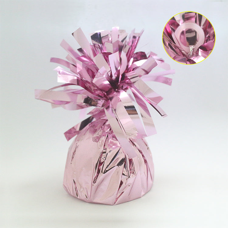 Pink Foil Fringe Ballon Weight