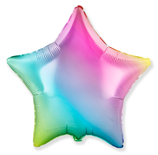 Gradient Pastel Iridescent Star