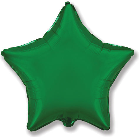 17" Metallic Green Star Foil