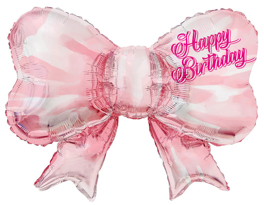 35" Happy Birthday Bow