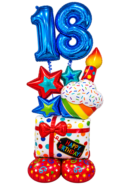 Birthday Icons - Double Digit Age Bouquet