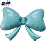 40" Blue Bow
