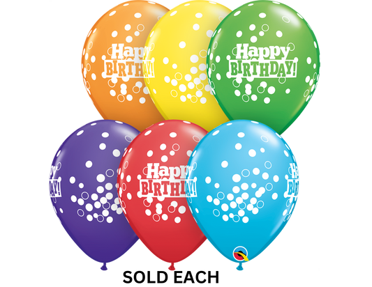 Latex - Happy Birthday Confetti