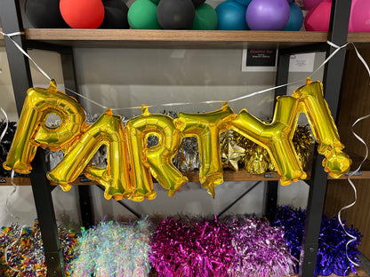 Party - Air-Filled Balloon Banner Phrase