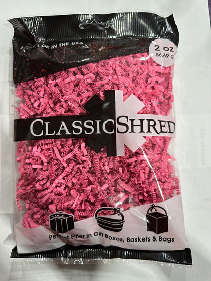 Fuchsia - Crinkle Cut Paper Shred