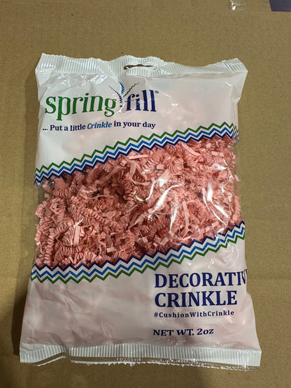 Pink - Crinkle Cut Paper Shred