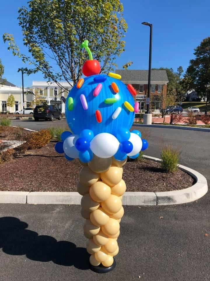 Giant Ice Cream Sculpture